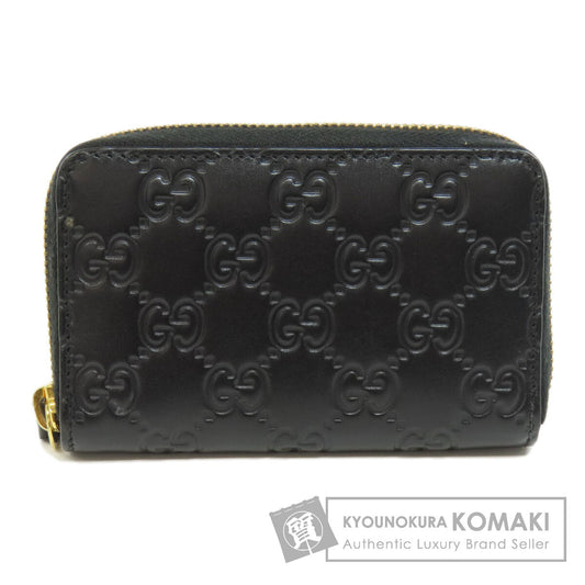 GUCCI 447939 GG guccissima Card Case Leather Ladies [Used]
