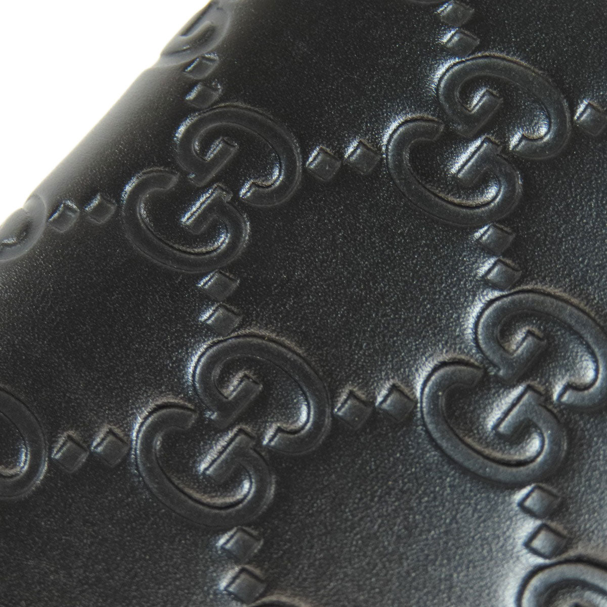 GUCCI 447939 GG guccissima Card Case Leather Ladies [Used]