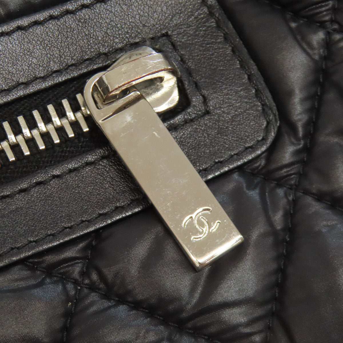 CHANEL   Backpack Â· Daypack Cocoko Koon SilverHardware Nylon Ladies