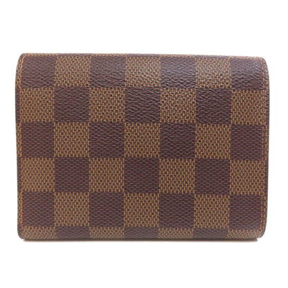 LOUIS VUITTON  N41659 Bifold Wallet with Coin Pocket Portefeiulle Â· Victorine Damier canvas Ladies