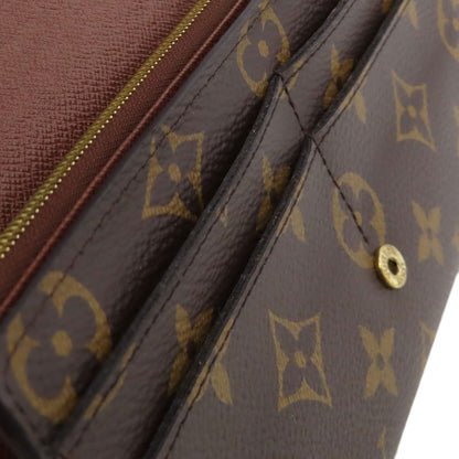 LOUIS VUITTON  M60531 Long wallet (with coin pocket) Portefeiulle Â· Sarah Monogram canvas Ladies