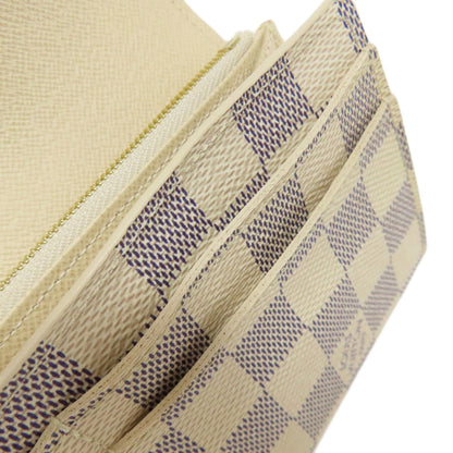 LOUIS VUITTON N63208 Portefeiulle Â· Sarah Long wallet (with coin pocket) Damier canvas Ladies [Used]