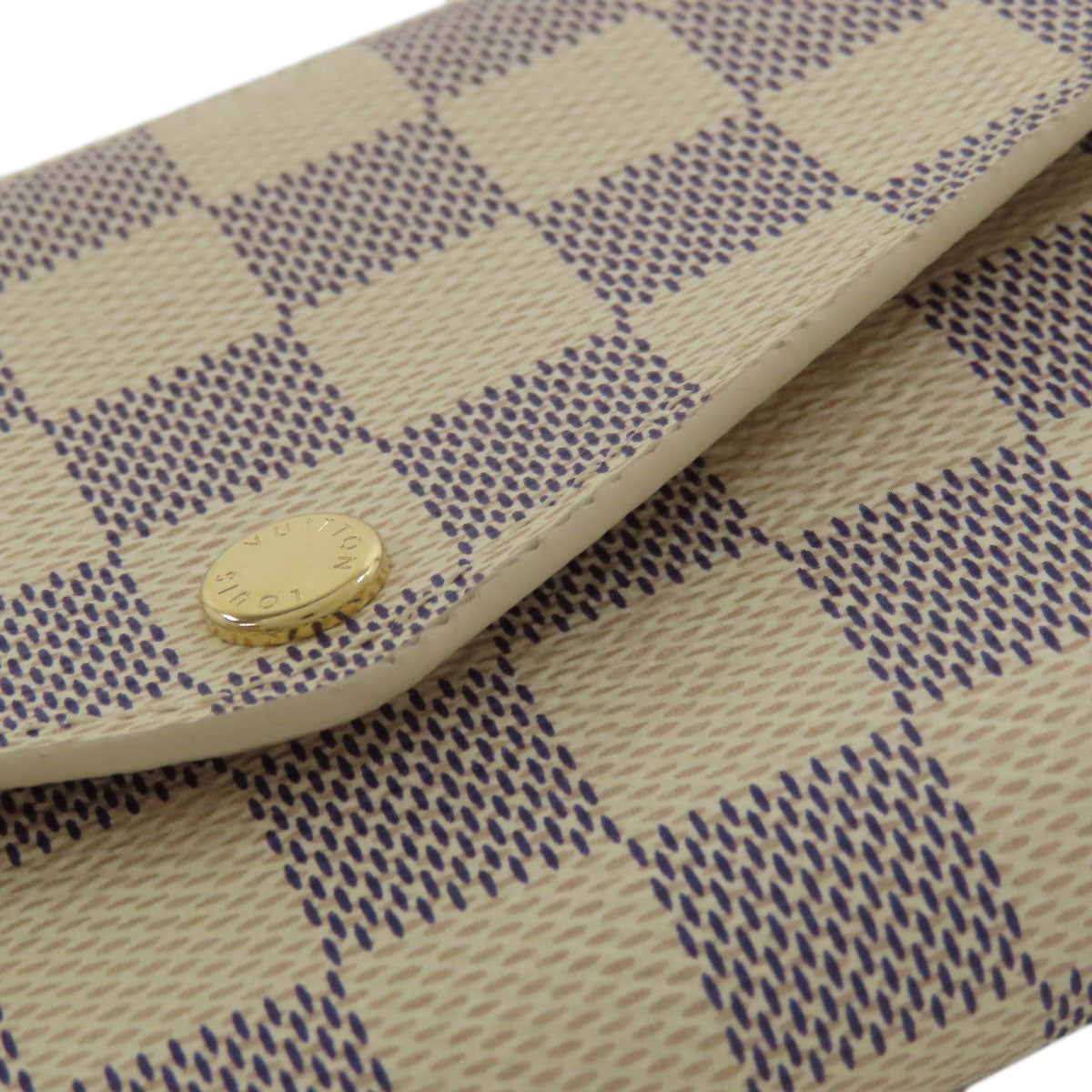 LOUIS VUITTON  N63208 Long wallet (with coin pocket) Portefeiulle Â· Sarah Damier canvas Ladies