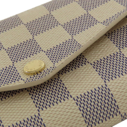 LOUIS VUITTON N63208 Portefeiulle Â· Sarah Long wallet (with coin pocket) Damier canvas Ladies [Used]