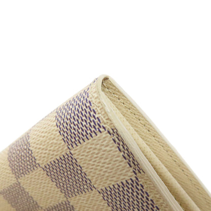 LOUIS VUITTON  N63208 Long wallet (with coin pocket) Portefeiulle Â· Sarah Damier canvas Ladies