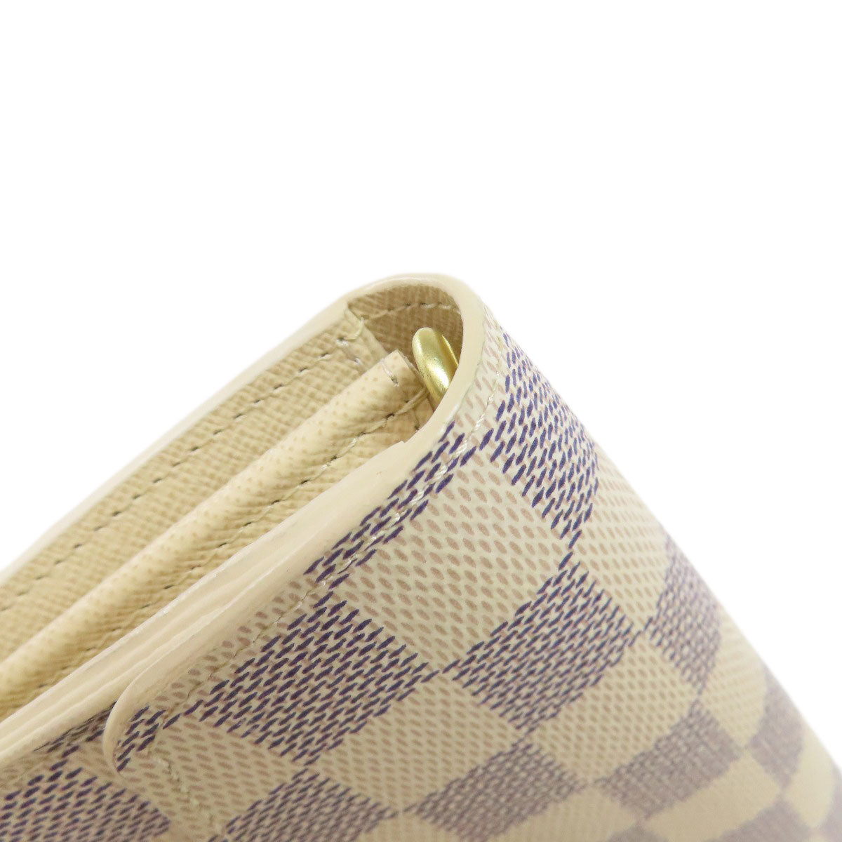 LOUIS VUITTON  N63208 Long wallet (with coin pocket) Portefeiulle Â· Sarah Damier canvas Ladies