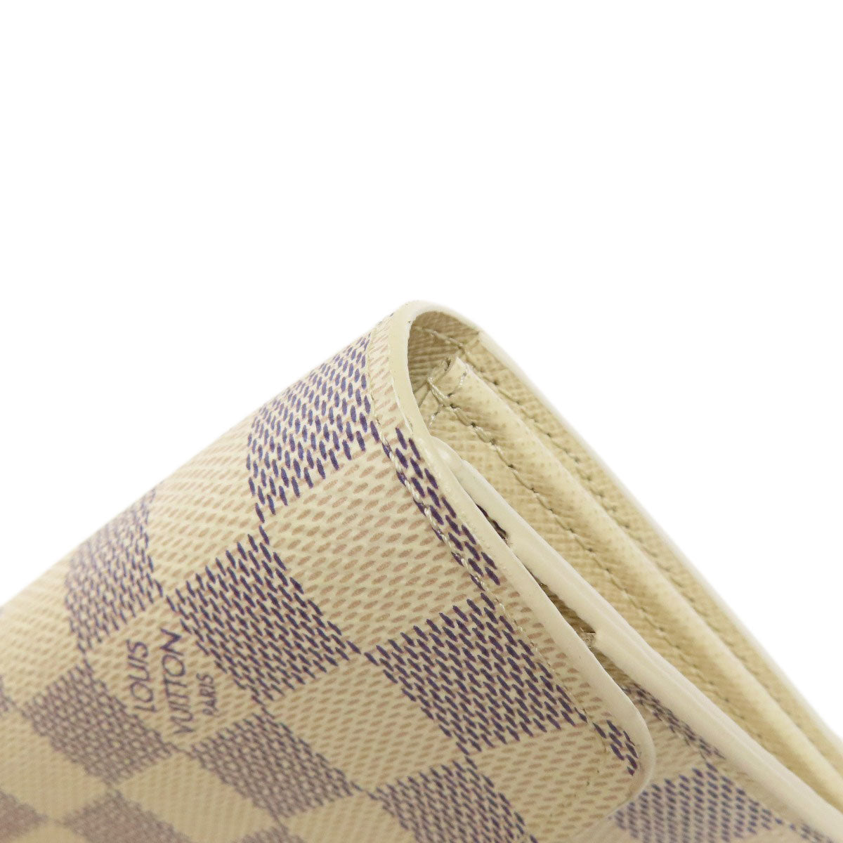 LOUIS VUITTON  N63208 Long wallet (with coin pocket) Portefeiulle Â· Sarah Damier canvas Ladies