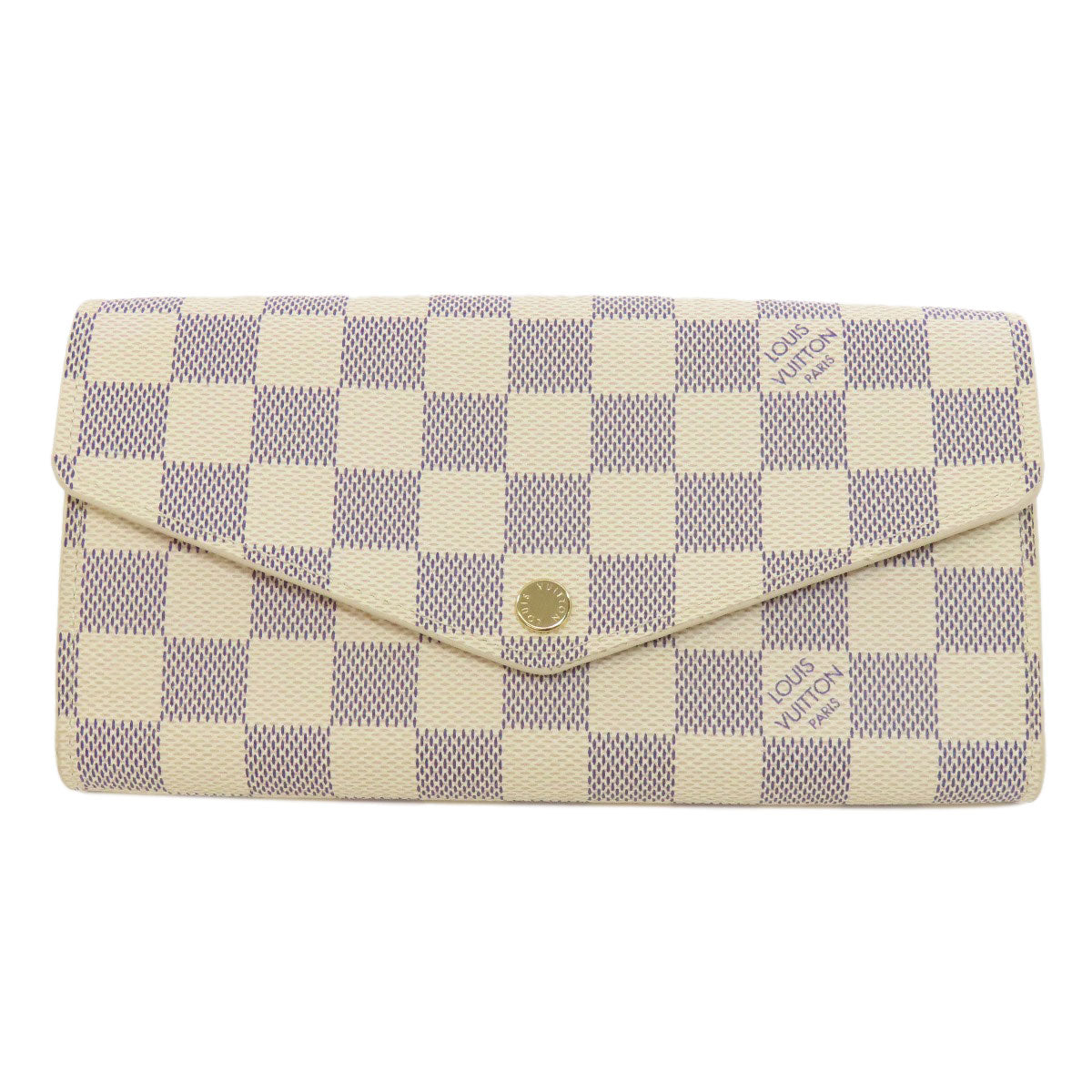 LOUIS VUITTON N63208 Portefeiulle Â· Sarah Long wallet (with coin pocket) Damier canvas Ladies [Used]
