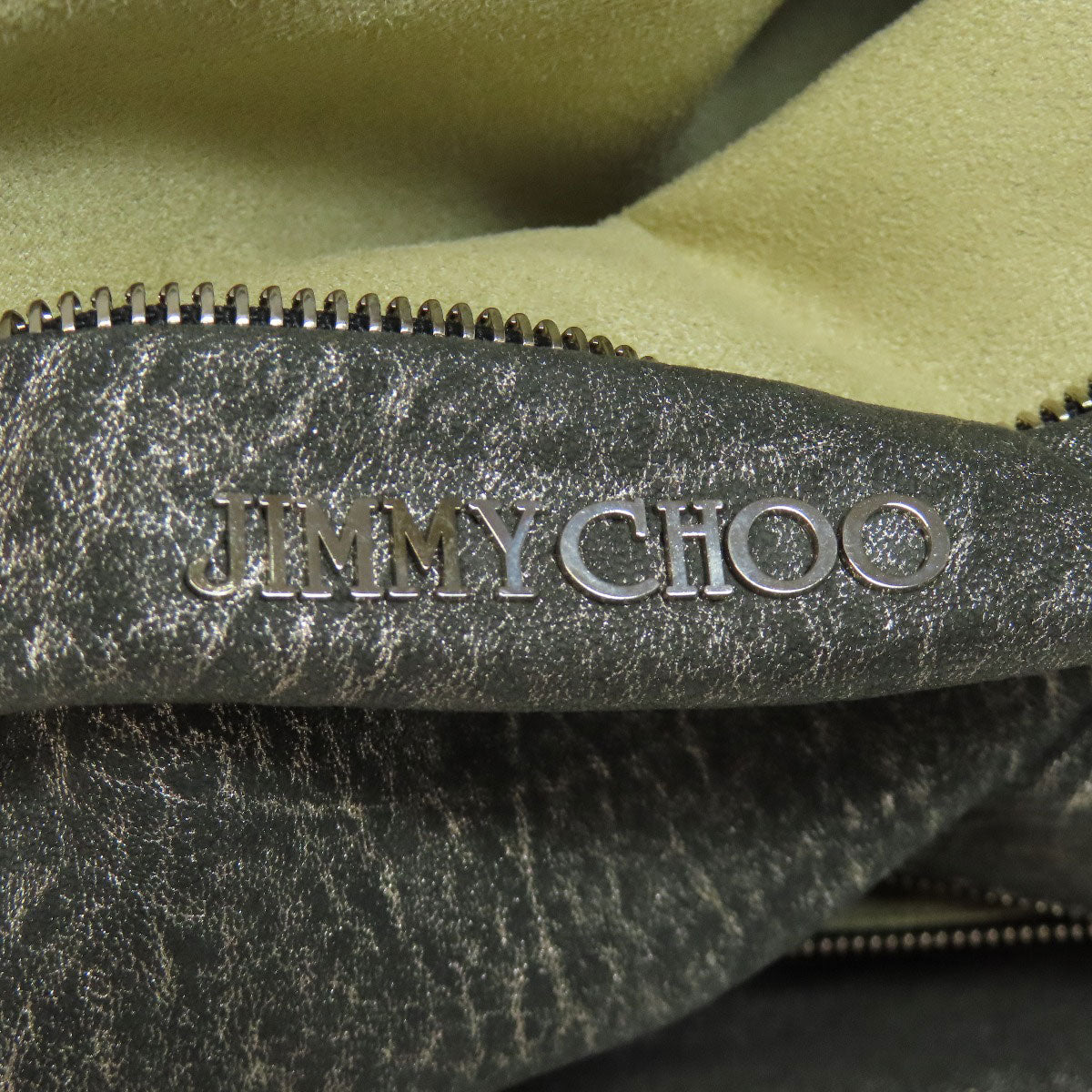 Jimmy Choo Biker Chain Tote Bag Leather Ladies [Used]