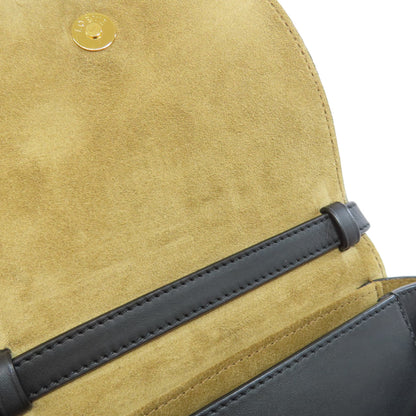 LOEWE gatedual mini Shoulder Bag Calf Ladies [Used]