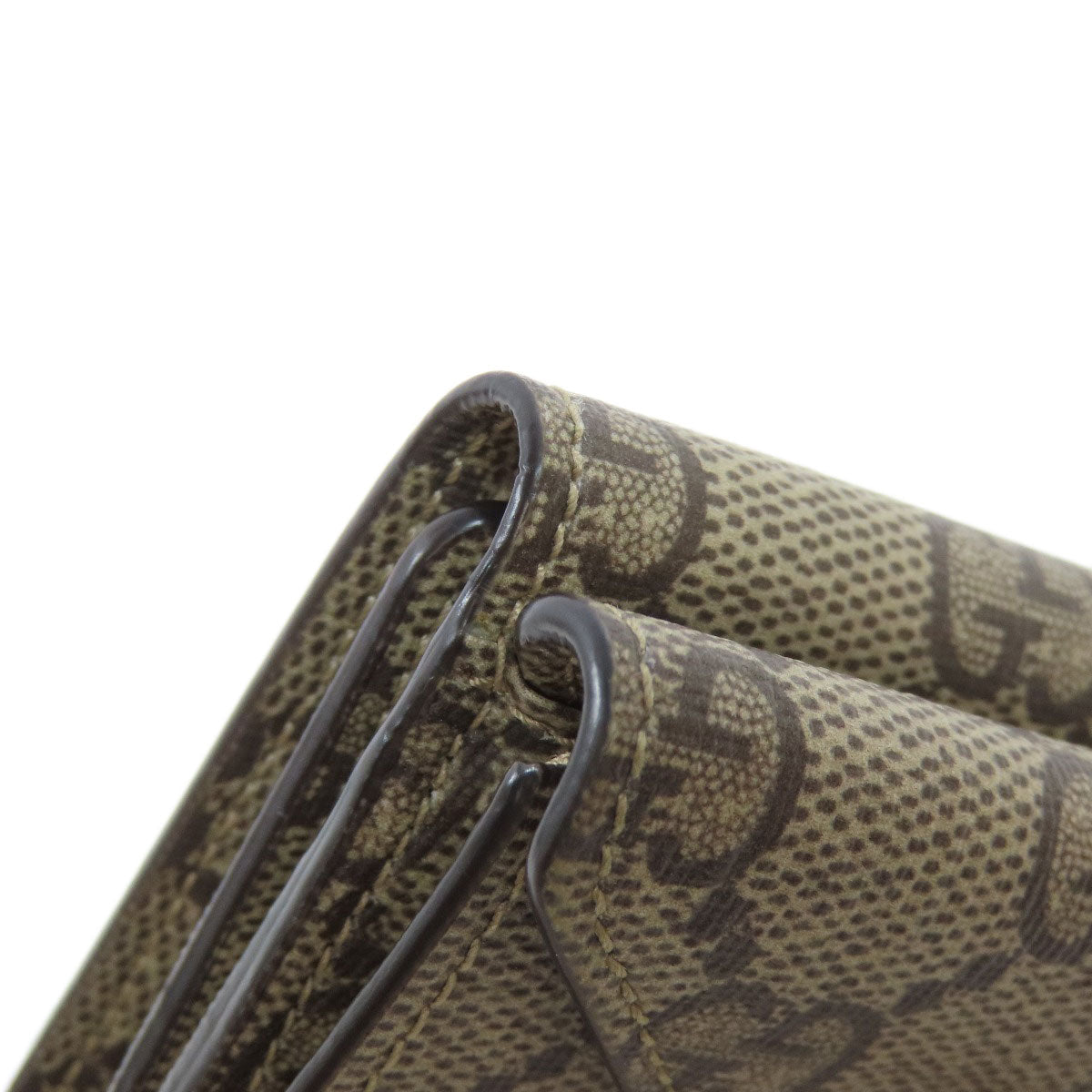 BALENCIAGA 681704 Gucci collaboration tri-fold wallet Bifold Wallet with Coin Pocket PVC Ladies [Used]