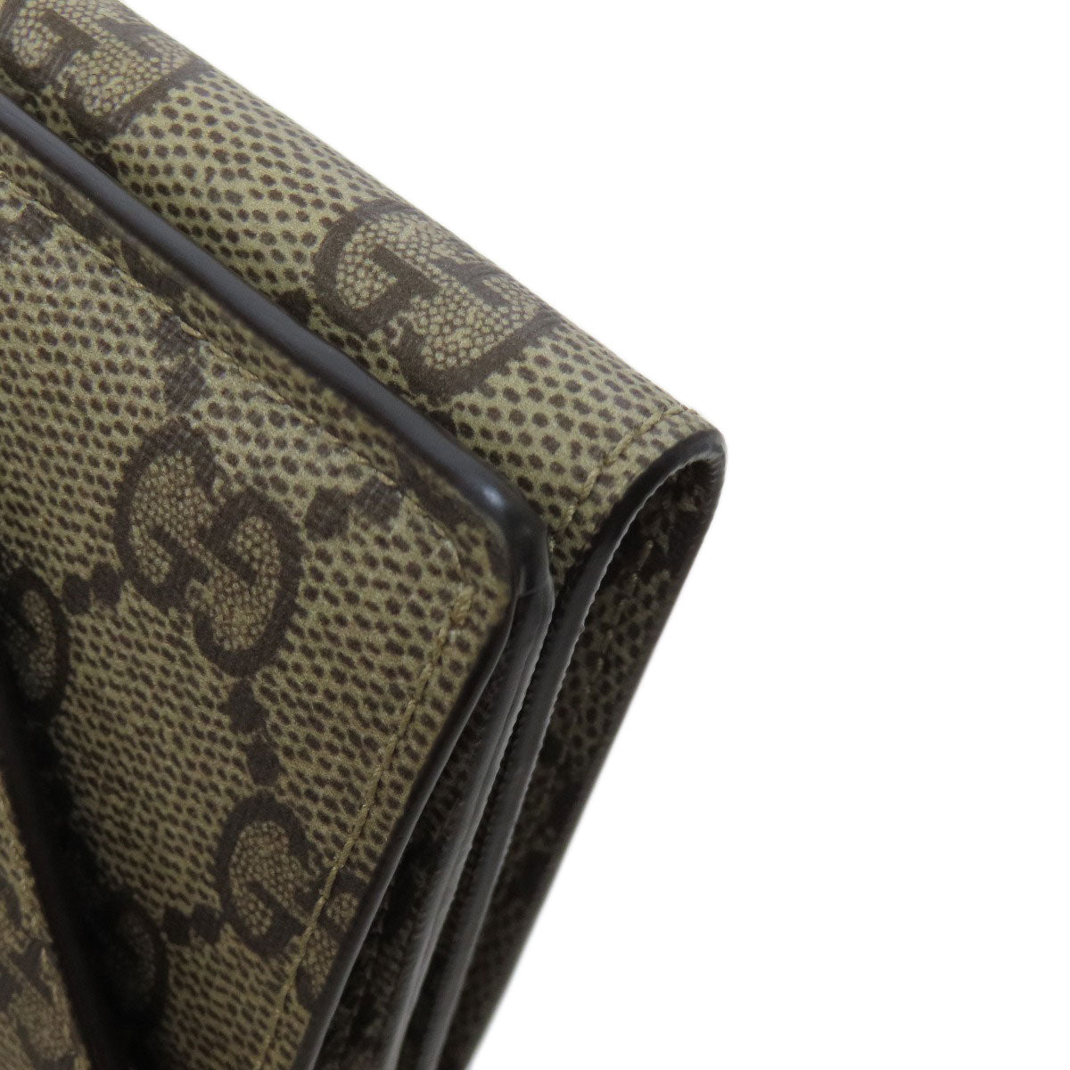 BALENCIAGA 681704 Gucci collaboration tri-fold wallet Bifold Wallet with Coin Pocket PVC Ladies [Used]