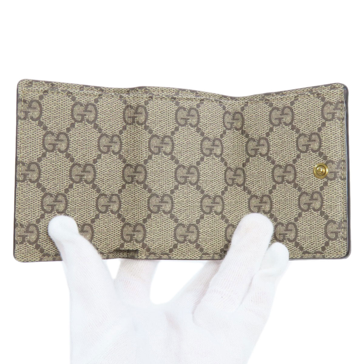 BALENCIAGA 681704 Gucci collaboration tri-fold wallet Bifold Wallet with Coin Pocket PVC Ladies [Used]