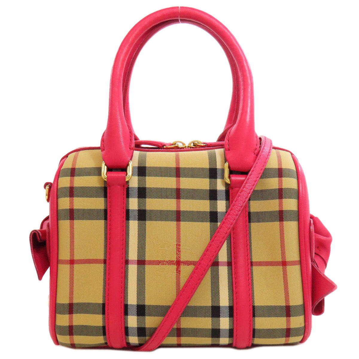 BURBERRY   Handbag Nova Check Canvas Ladies