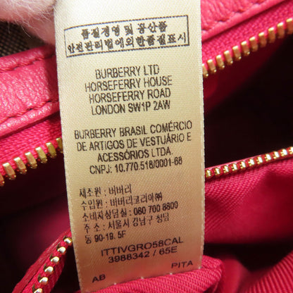 BURBERRY   Handbag Nova Check Canvas Ladies