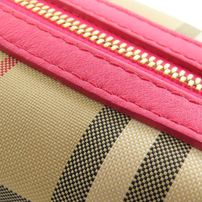 BURBERRY   Handbag Nova Check Canvas Ladies