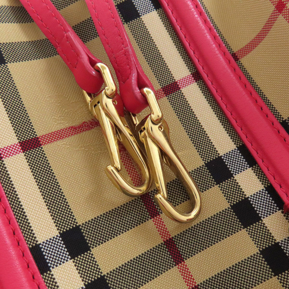 BURBERRY   Handbag Nova Check Canvas Ladies