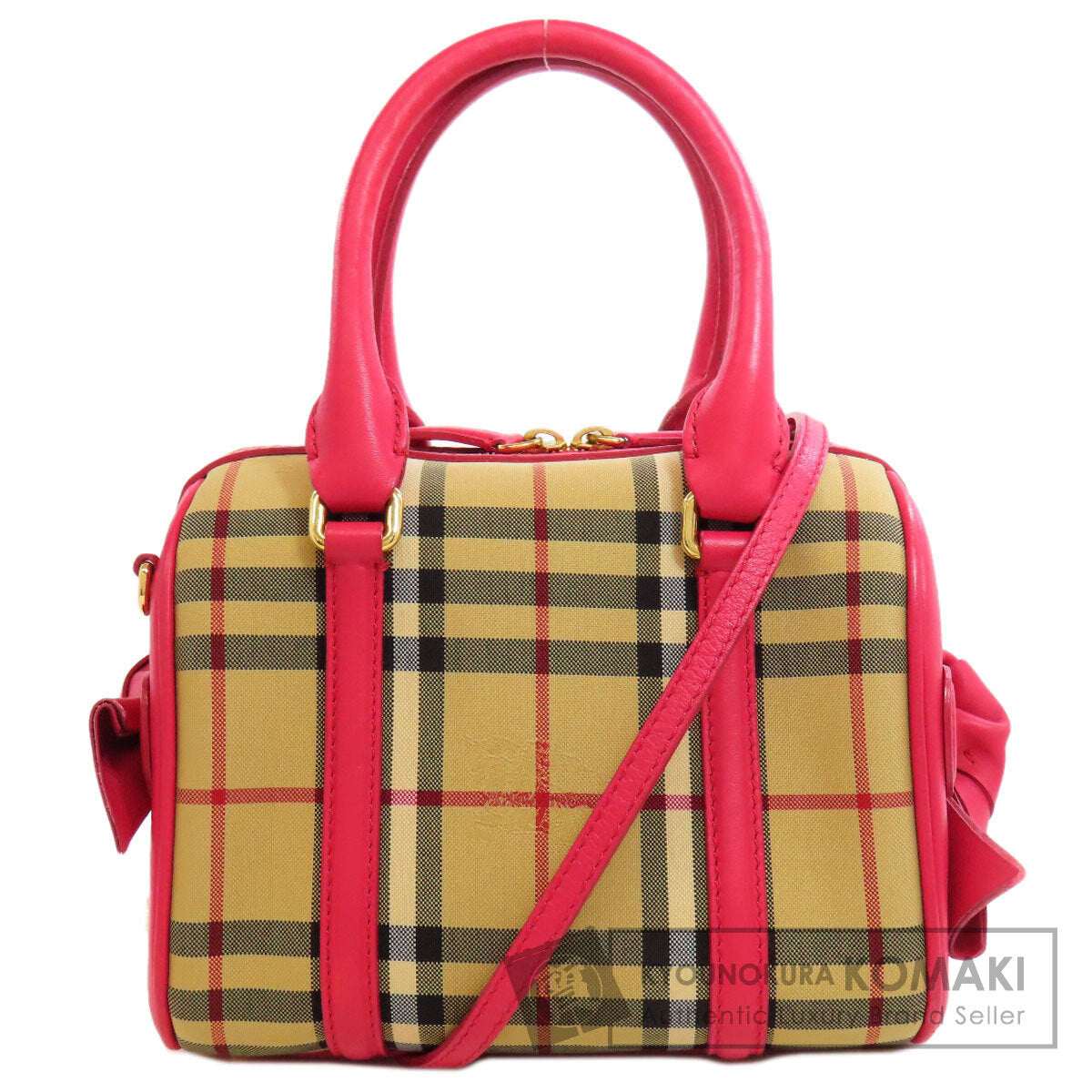 BURBERRY   Handbag Nova Check Canvas Ladies