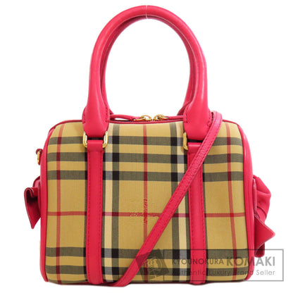 BURBERRY   Handbag Nova Check Canvas Ladies