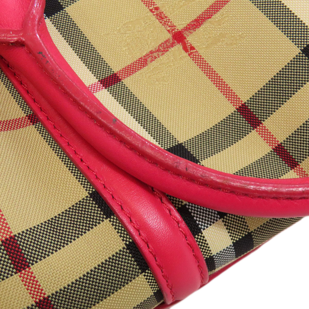 BURBERRY   Handbag Nova Check Canvas Ladies