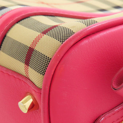 BURBERRY   Handbag Nova Check Canvas Ladies