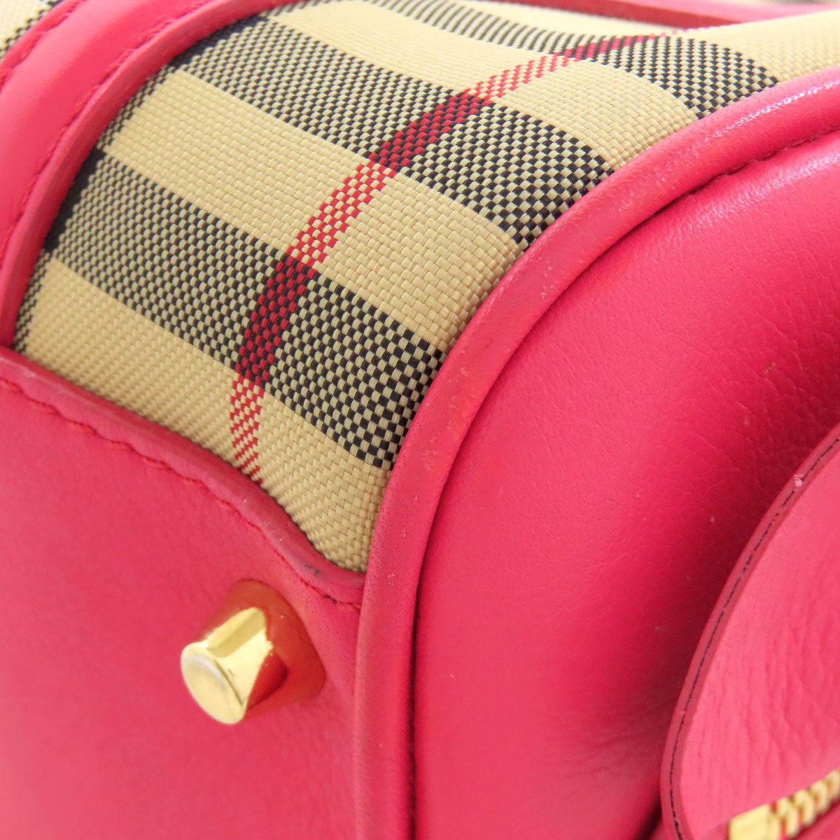 BURBERRY   Handbag Nova Check Canvas Ladies