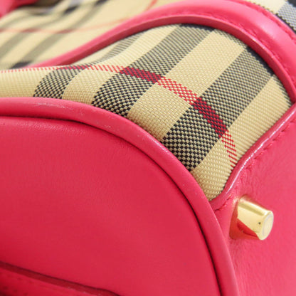 BURBERRY   Handbag Nova Check Canvas Ladies