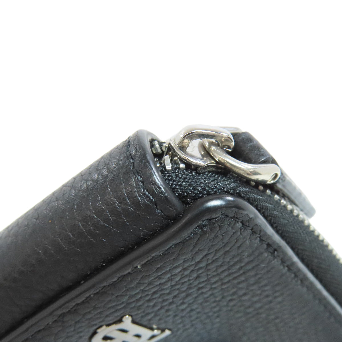 BURBERRY logo coin purse Leather Ladies [Used]