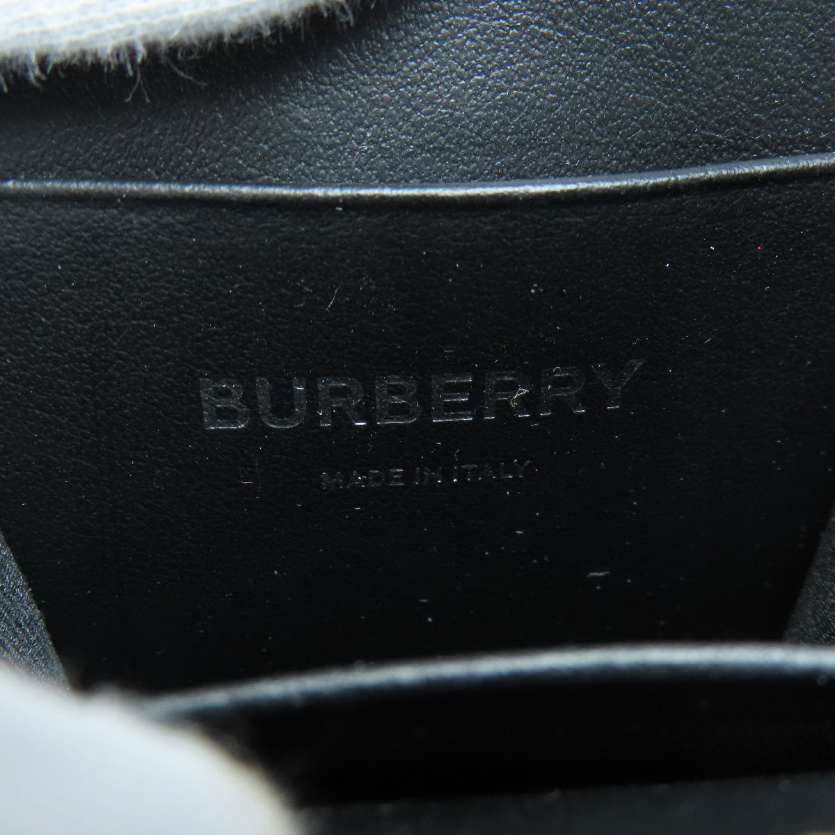BURBERRY logo coin purse Leather Ladies [Used]