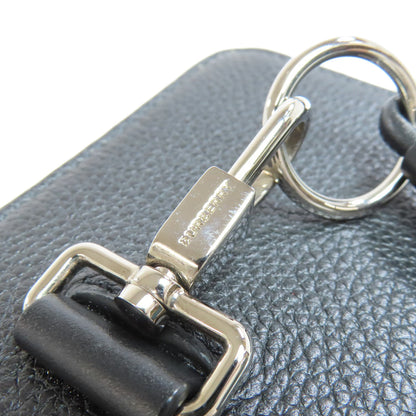 BURBERRY logo coin purse Leather Ladies [Used]