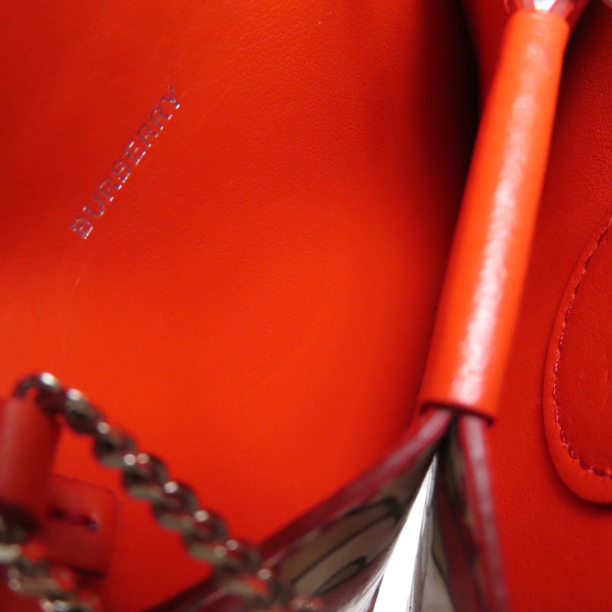 BURBERRY Logo motif Bifold Wallet with Coin Pocket PVC Ladies [Used]