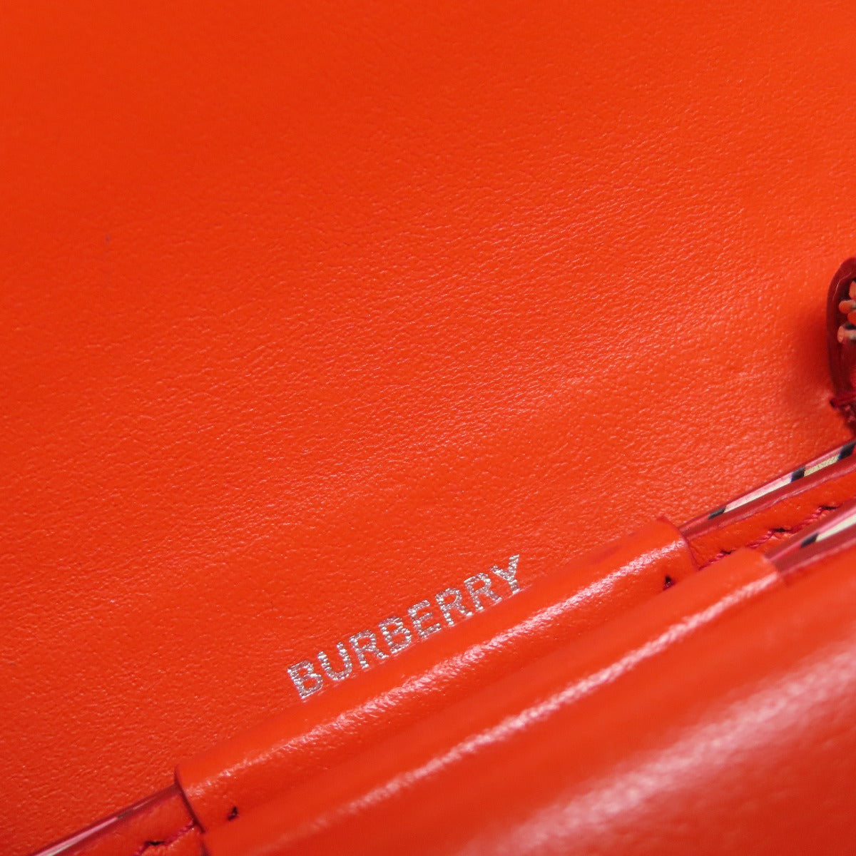 BURBERRY Logo motif Bifold Wallet with Coin Pocket PVC Ladies [Used]