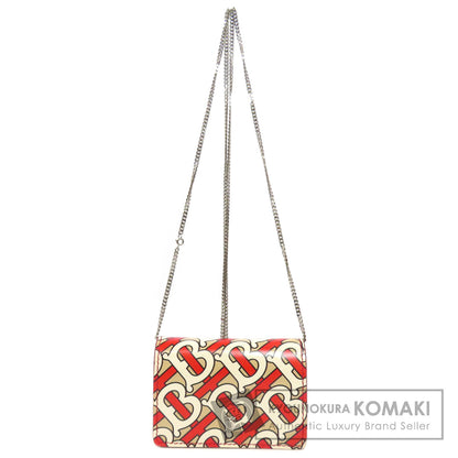 BURBERRY Logo motif Bifold Wallet with Coin Pocket PVC Ladies [Used]