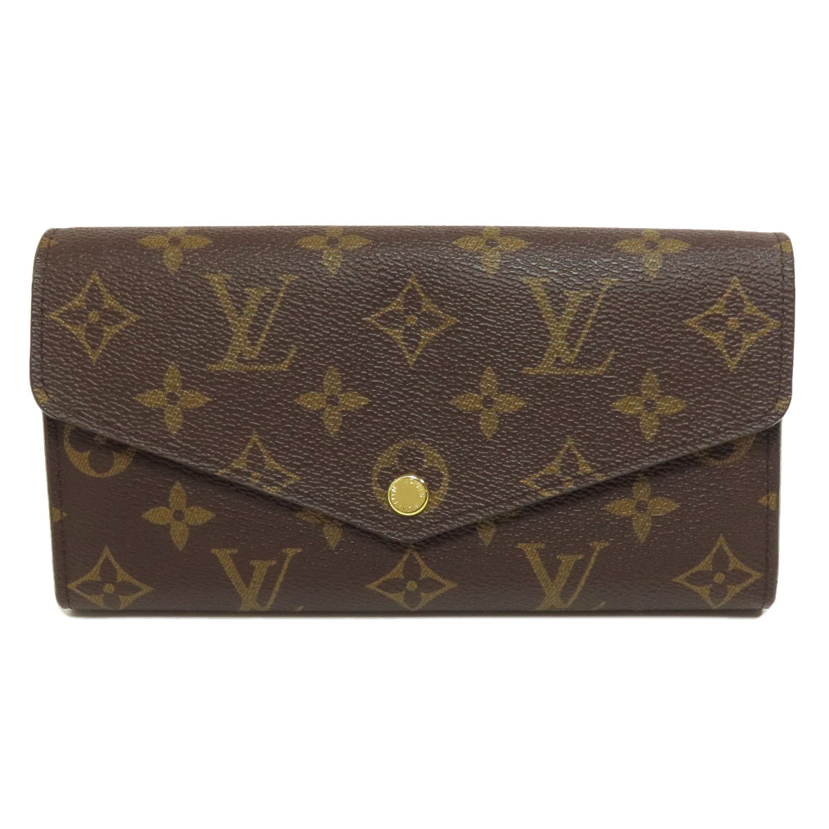 LOUIS VUITTON M60531 Portefeiulle Sarah Long wallet (with coin pocket) Monogram canvas Ladies [Used]