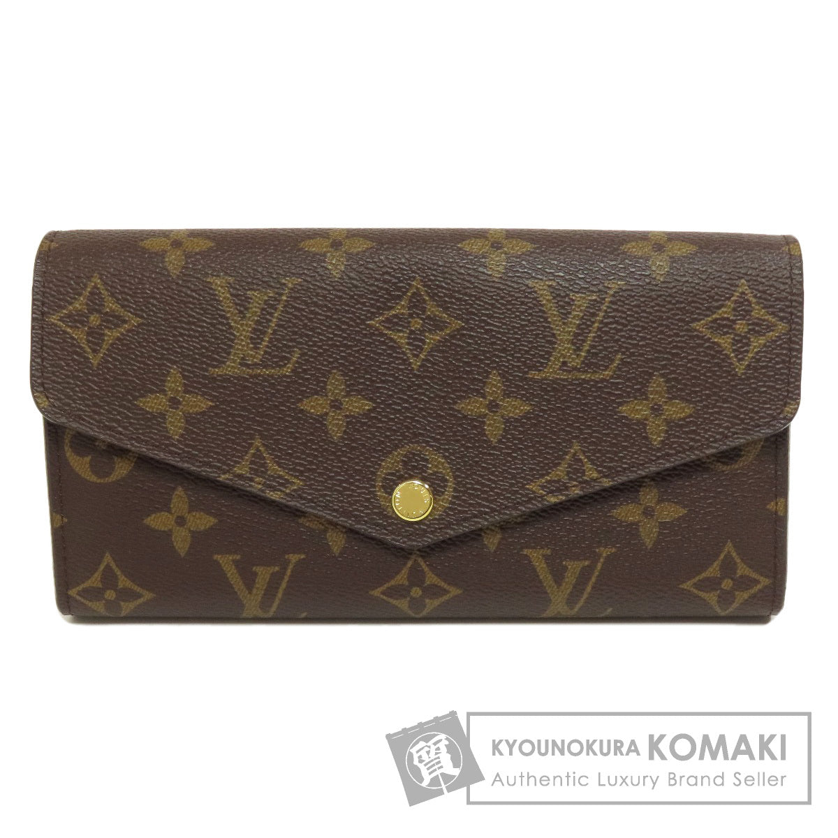 LOUIS VUITTON M60531 Portefeiulle Sarah Long wallet (with coin pocket) Monogram canvas Ladies [Used]