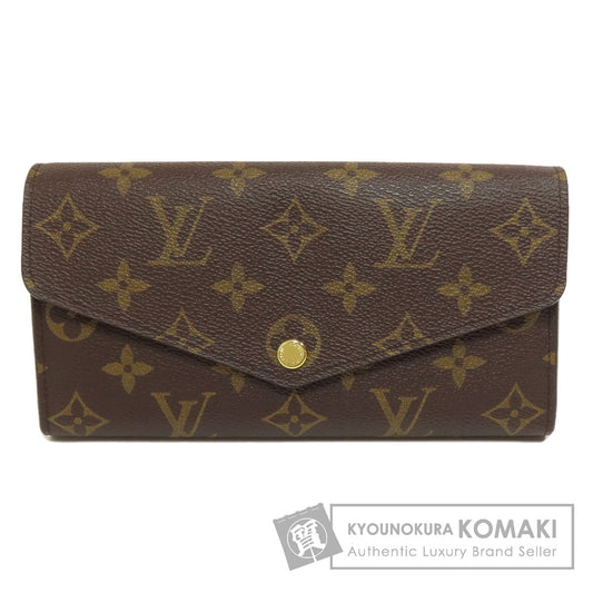 LOUIS VUITTON M60531 Portefeiulle Sarah Long wallet (with coin pocket) Monogram canvas Ladies [Used]