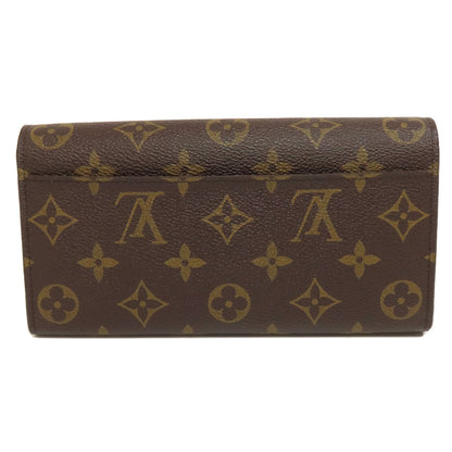 LOUIS VUITTON M60531 Portefeiulle Sarah Long wallet (with coin pocket) Monogram canvas Ladies [Used]