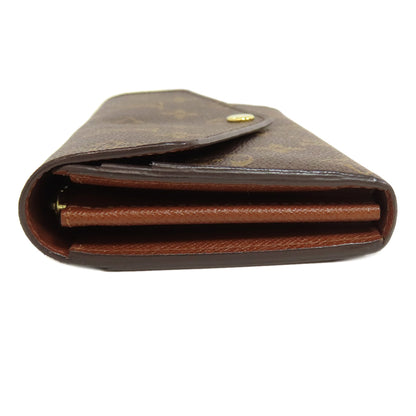 LOUIS VUITTON M60531 Portefeiulle Sarah Long wallet (with coin pocket) Monogram canvas Ladies [Used]