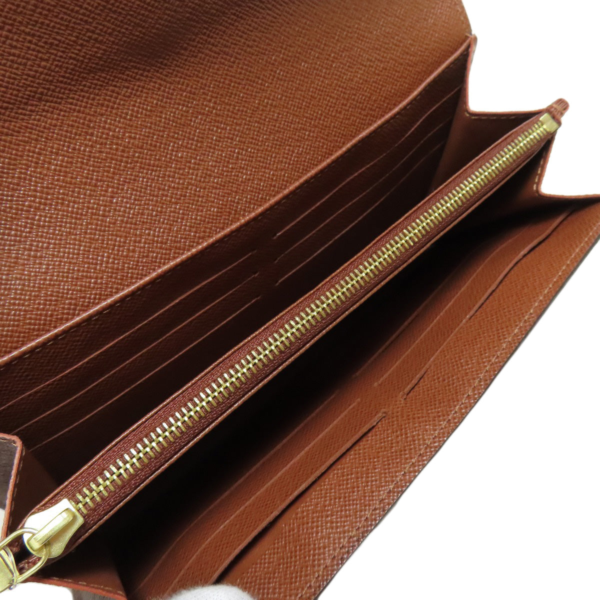 LOUIS VUITTON M60531 Portefeiulle Sarah Long wallet (with coin pocket) Monogram canvas Ladies [Used]