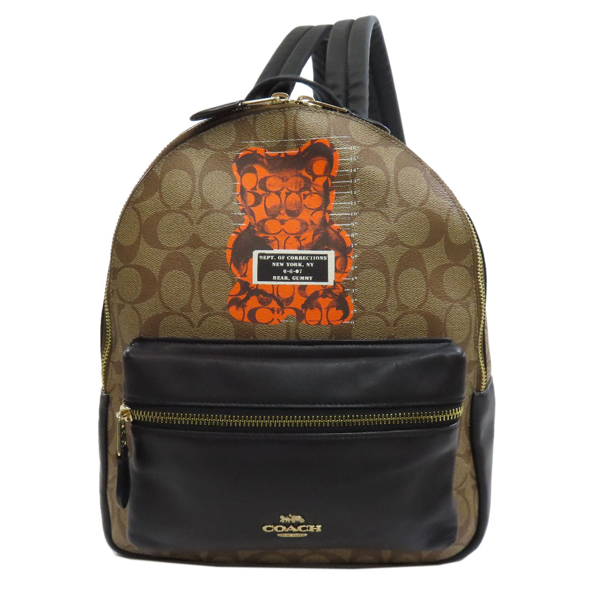 COACH  F76657 Backpack Â· Daypack Gummy Bear Signature PVC Ladies