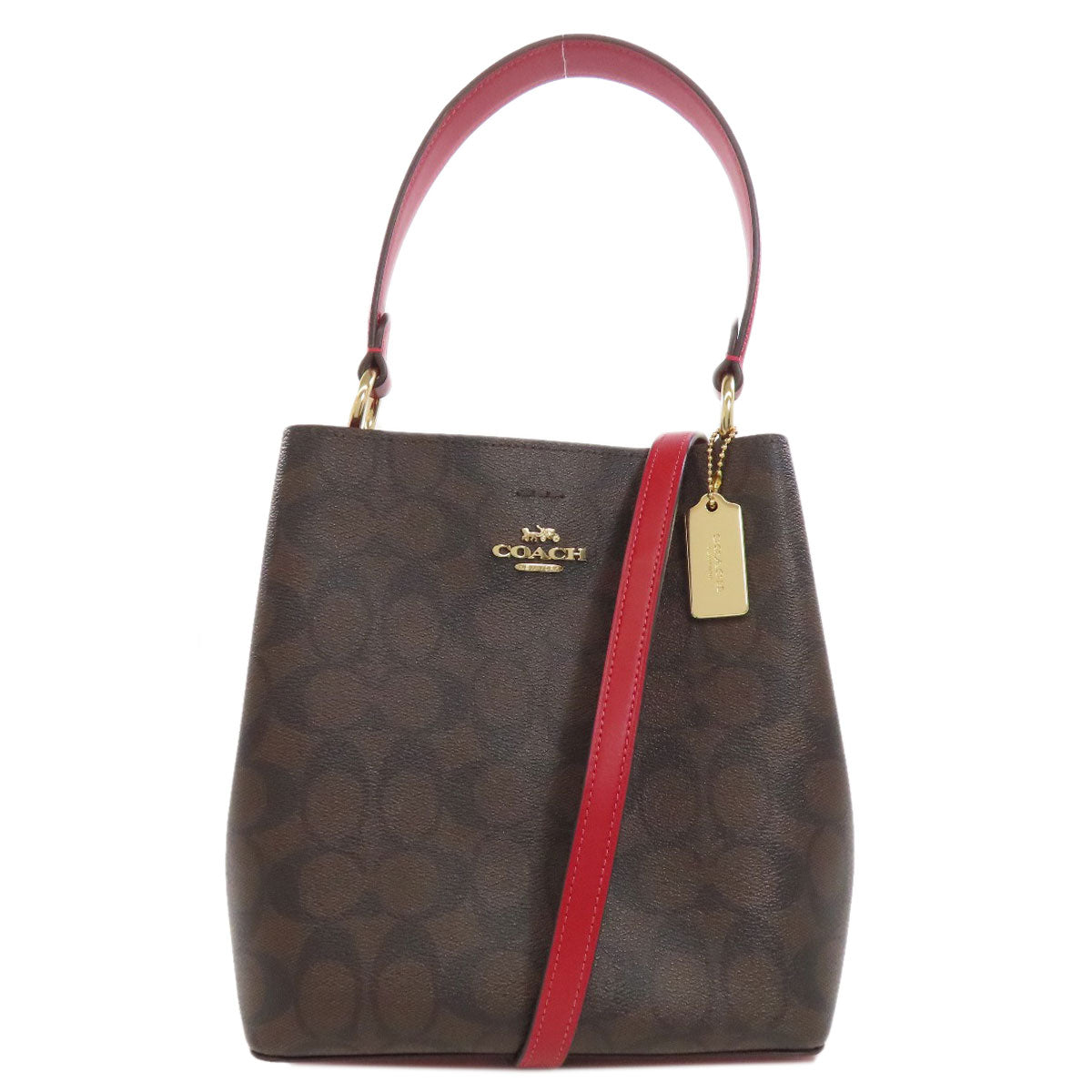 COACH  2312 Handbag Signature 2WAY PVC Ladies
