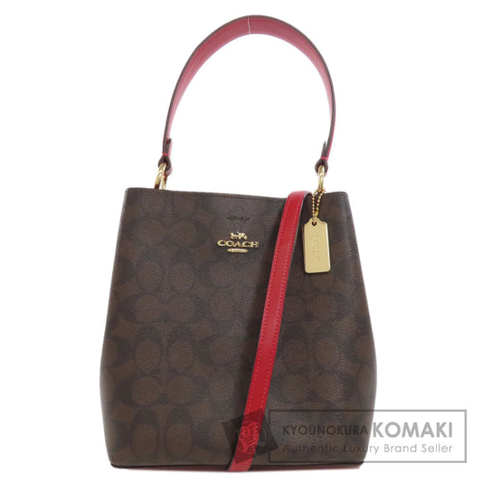 COACH  2312 Handbag Signature 2WAY PVC Ladies