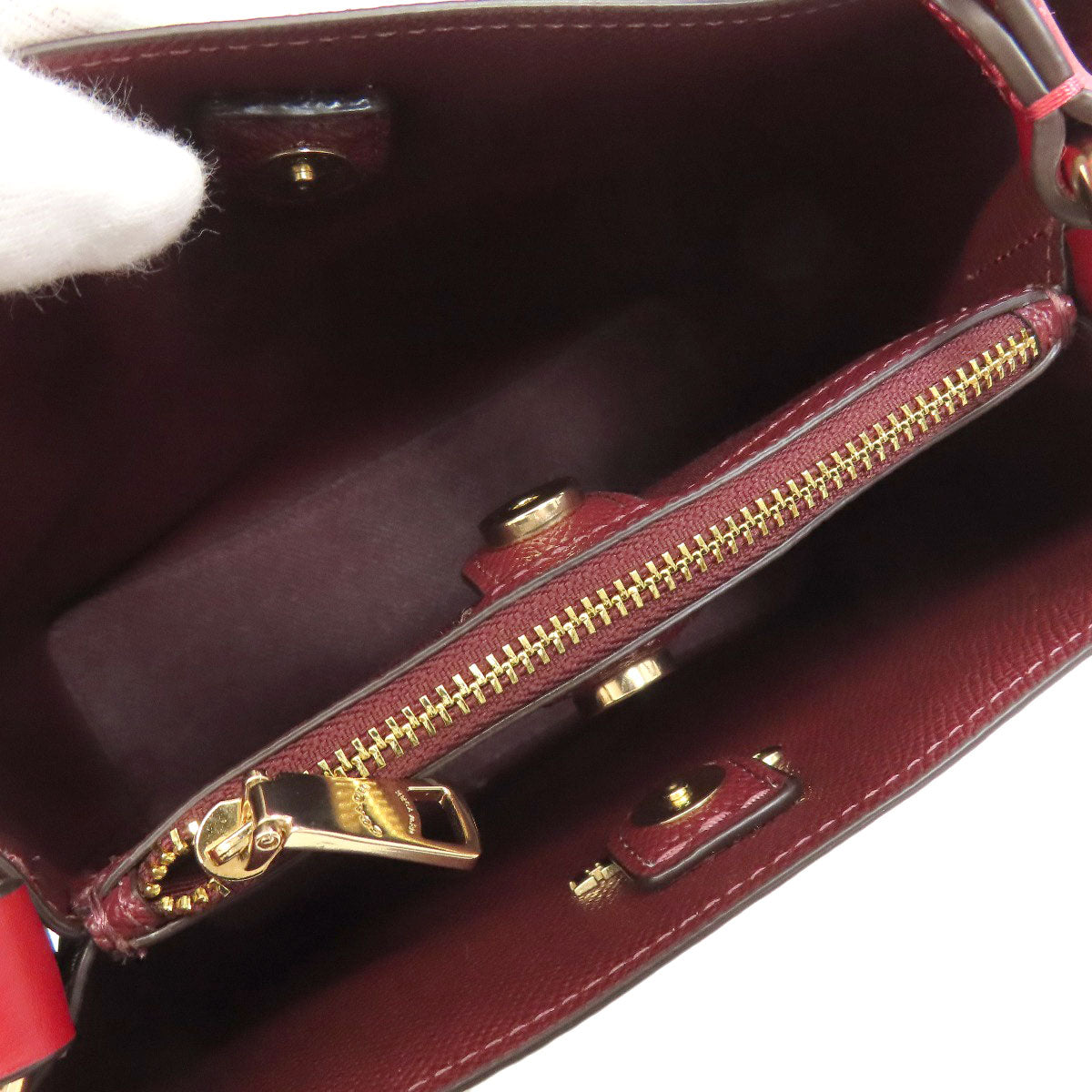 COACH  2312 Handbag Signature 2WAY PVC Ladies