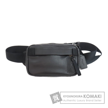COACH  6786 body bag logo Leather mens