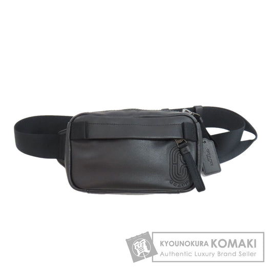 COACH  6786 body bag logo Leather mens