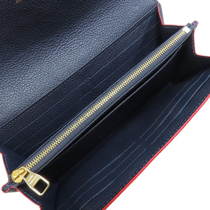 LOUIS VUITTON  M62125 Long wallet (with coin pocket) Portefeiulle Â· Sarah Empreinte Ladies