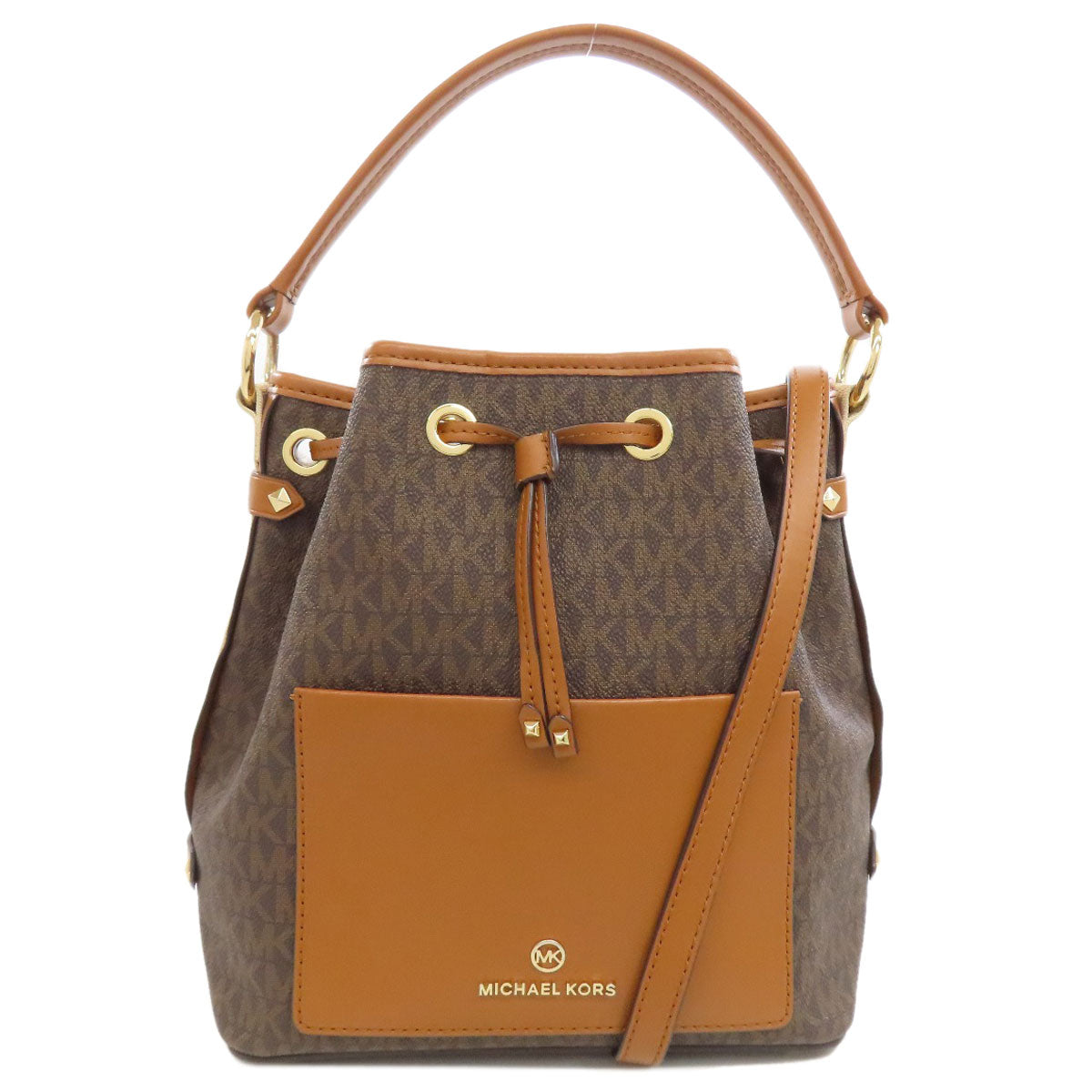 Michael Kors MK Signature 2WAY Handbag PVC Ladies [Used]