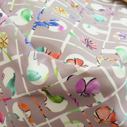 GHERARDINI   Tote Bag Flower motif Polyester Polyurethane coatingLadies