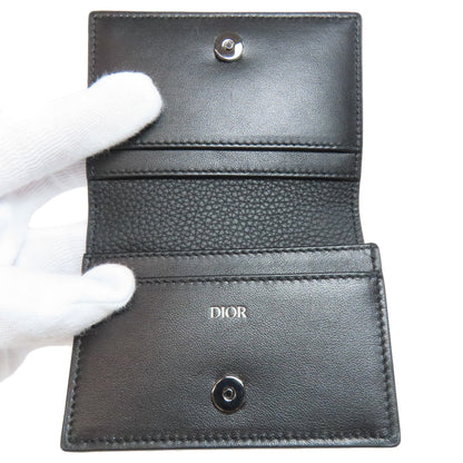 CHRISTIAN DIOR   Card Case logo Leather Ladies