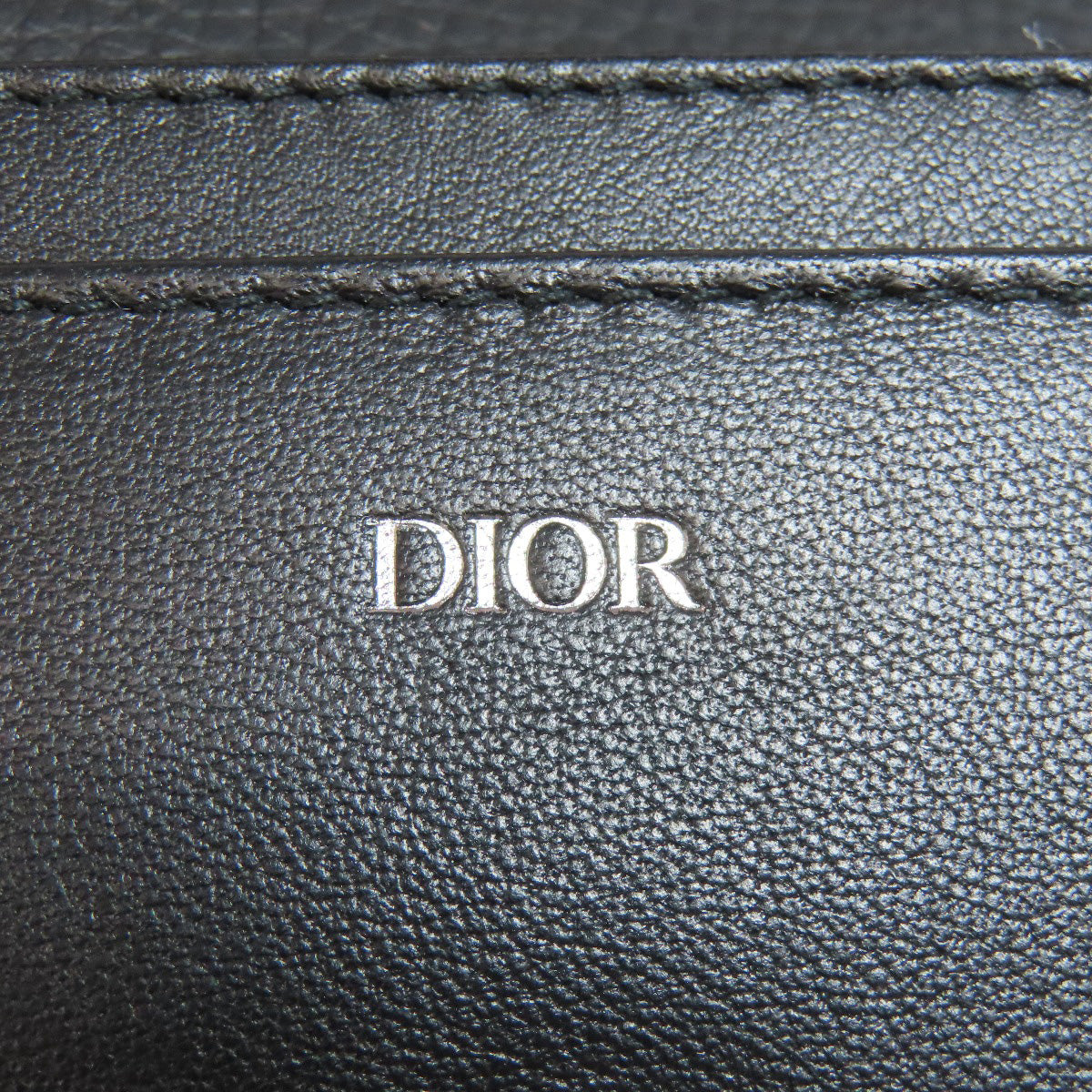 CHRISTIAN DIOR   Card Case logo Leather Ladies